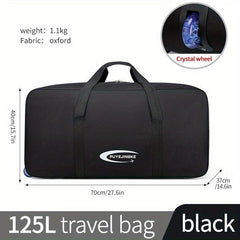 Ultralight Large Capacity Foldable Luggage Bag Duffel Bag with Wheels