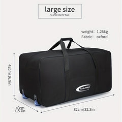 Ultralight Large Capacity Foldable Luggage Bag Duffel Bag with Wheels