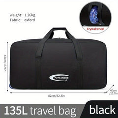 Ultralight Large Capacity Foldable Luggage Bag Duffel Bag with Wheels