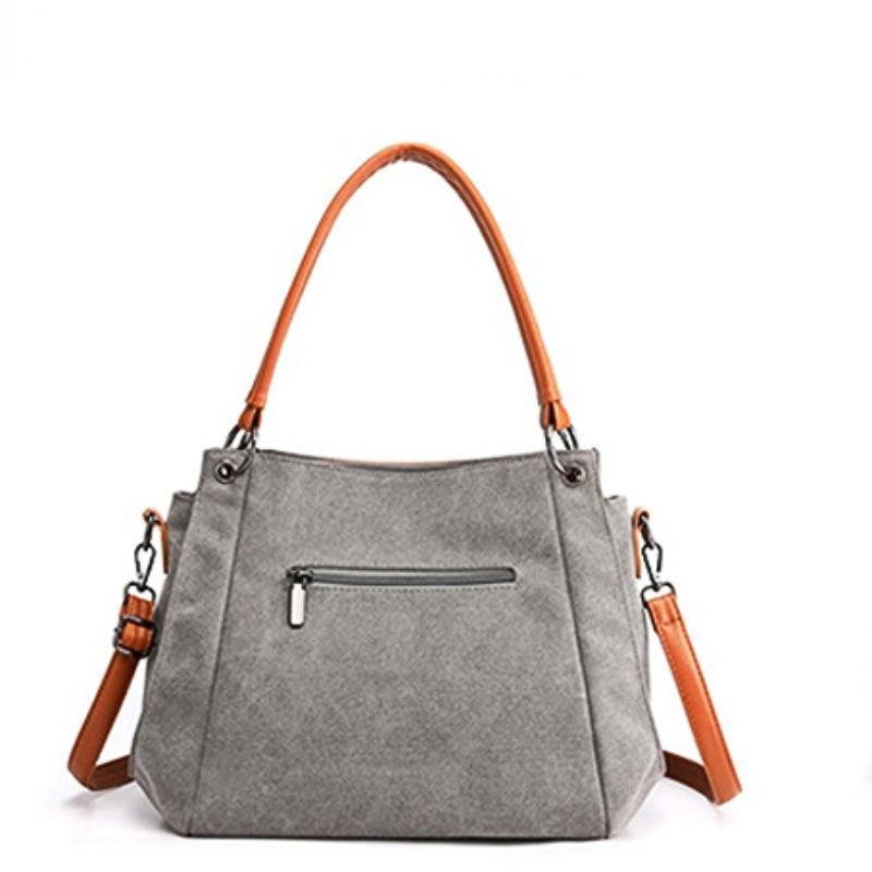 Retro Canvas Handbag Women's Large Crossbody Bag