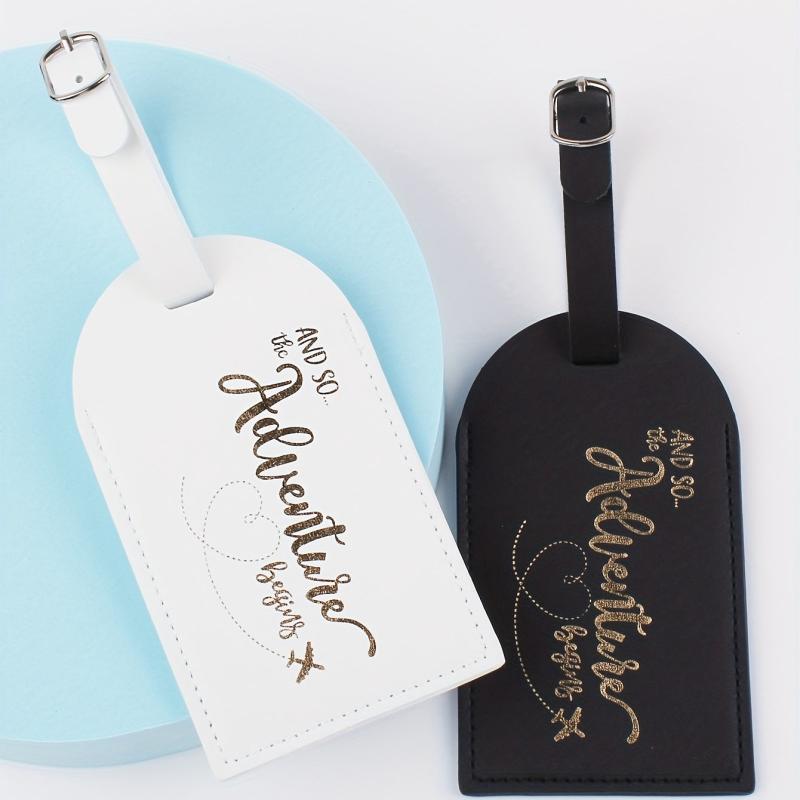 2pcs Couple Luggage Tags Set