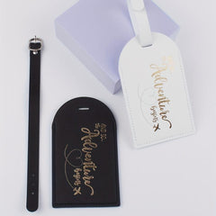 2pcs Couple Luggage Tags Set