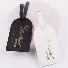 2pcs Couple Luggage Tags Set