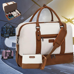 Women's Lightweight Duffle Bag Large Capacity Polyester Weekender Bag