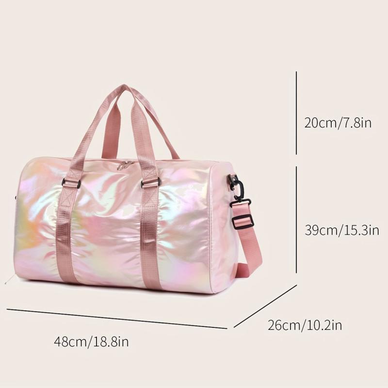 Large Capacity Weekender Duffle Bag with Shoe Compartment