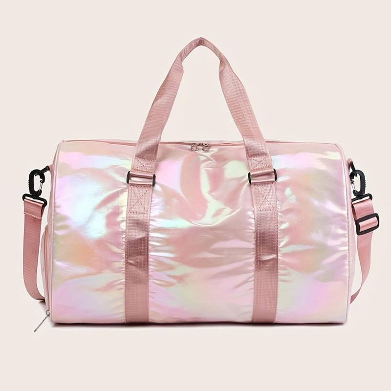 Large Capacity Weekender Duffle Bag with Shoe Compartment
