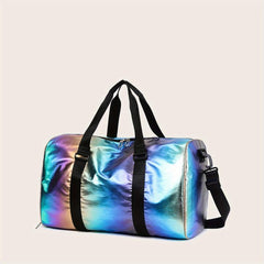 Large Capacity Weekender Duffle Bag with Shoe Compartment