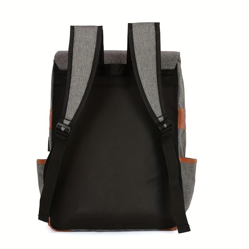 Casual Backpack Large Capacity Rucksack Versatile Travel Flap Backpack