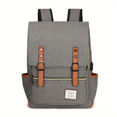 Casual Backpack Large Capacity Rucksack Versatile Travel Flap Backpack