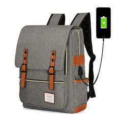 Casual Backpack Large Capacity Rucksack Versatile Travel Flap Backpack