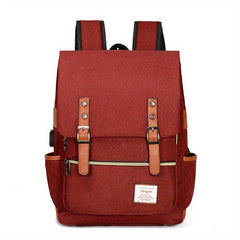 Casual Backpack Large Capacity Rucksack Versatile Travel Flap Backpack