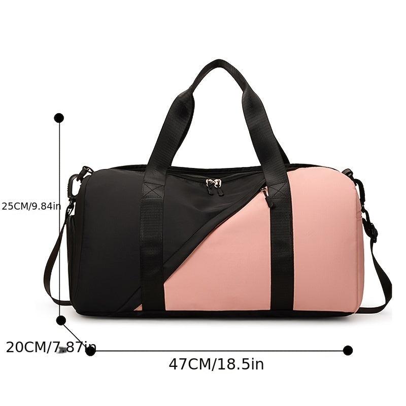 Large Capacity Sports Fitness Gym Bag Carry On Weekender Overnight Bag