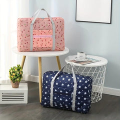 Foldable Travel Duffle Bag Portable Quilt Storage Bag Large Capacity