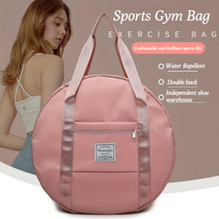 Functional Sports Fitness Bag with Wet Separation, Large Capacity Travel Duffle