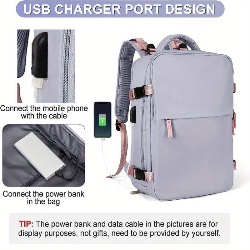Large Capacity Carry On Backpack With Charging Port
