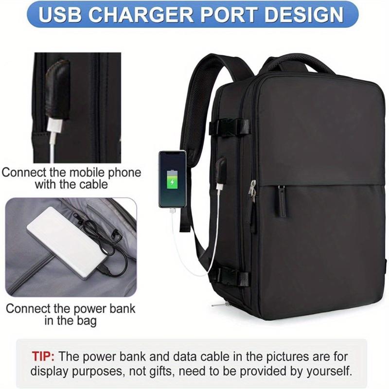 Large Capacity Carry On Backpack With Charging Port