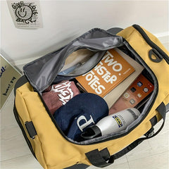 Large Capacity Travel Bag with Shoe Compartment