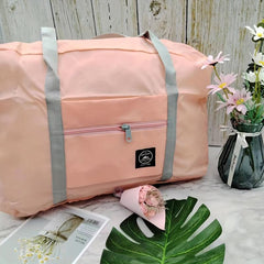 Large Capacity Carry on Tote Dacron Lightweight Luggage Weekender Bag