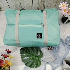 Large Capacity Carry on Tote Dacron Lightweight Luggage Weekender Bag