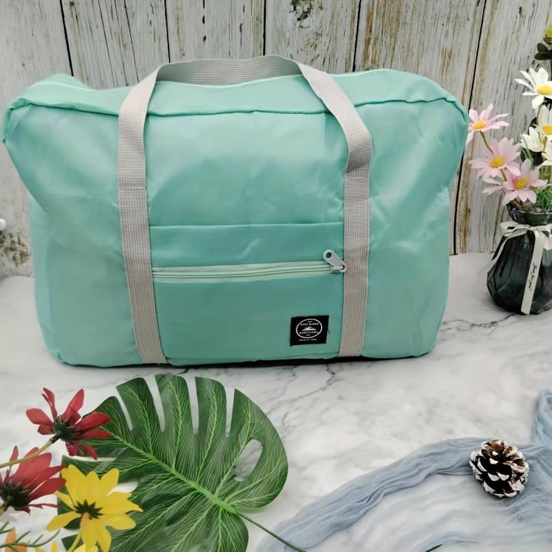 Large Capacity Carry on Tote Dacron Lightweight Luggage Weekender Bag