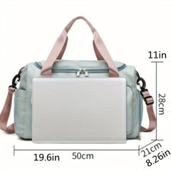Outdoor Sports Luggage Bag Dry/Wet Separate Storage With Shoes Compartment