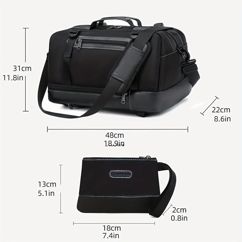 Lightweight Duffle Bag Large Capacity Multifunctional Weekender Bag