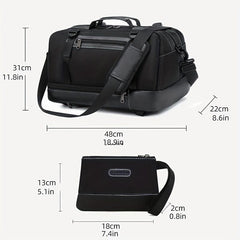 Lightweight Duffle Bag Large Capacity Multifunctional Weekender Bag