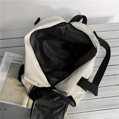 Colorblock Carry On Bag with Shoes Compartment