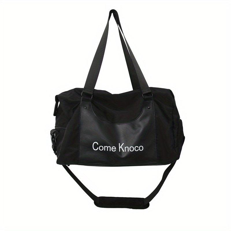 Colorblock Carry On Bag with Shoes Compartment