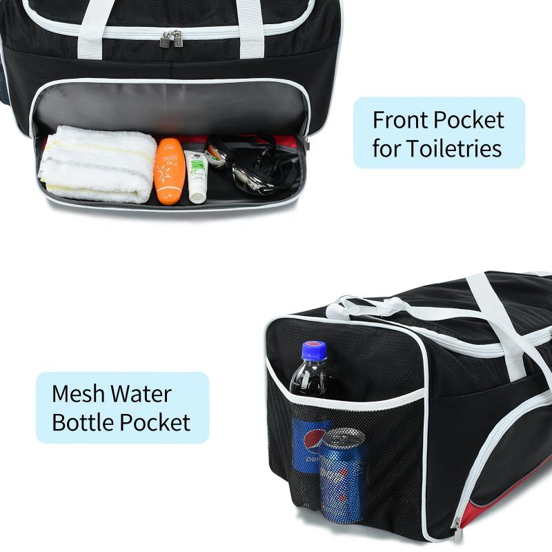 Large Capacity Lightweight Duffel Bag with Zipper