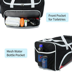 Large Capacity Lightweight Duffel Bag with Zipper