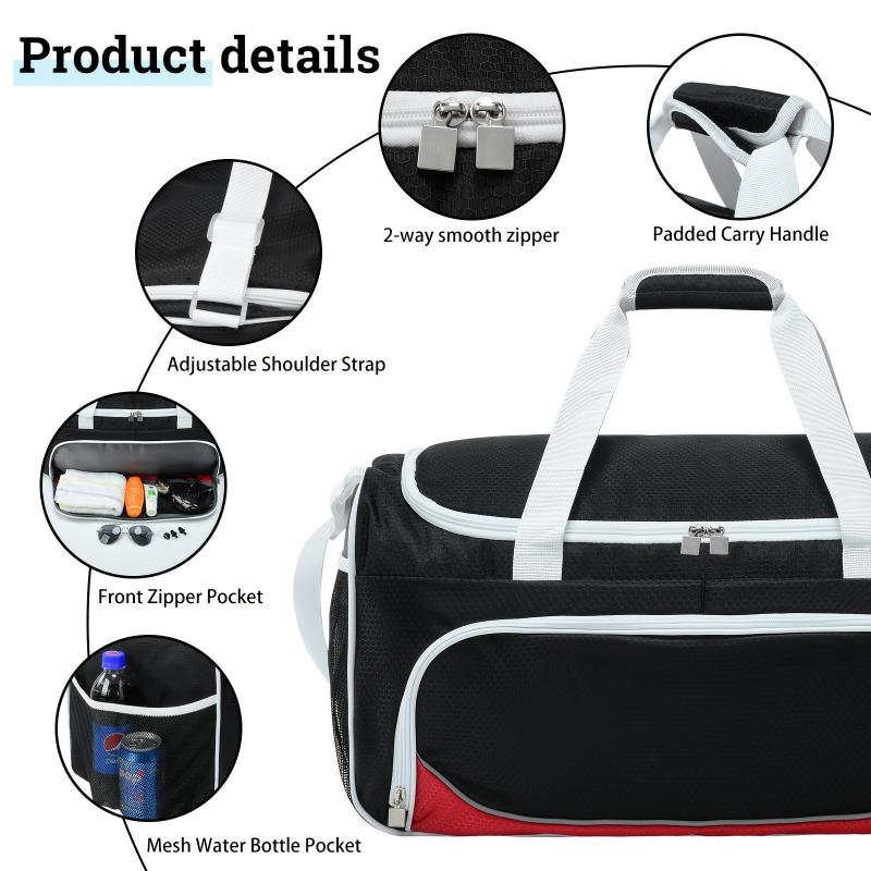Large Capacity Lightweight Duffel Bag with Zipper