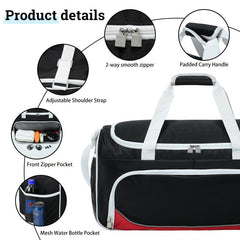 Large Capacity Lightweight Duffel Bag with Zipper
