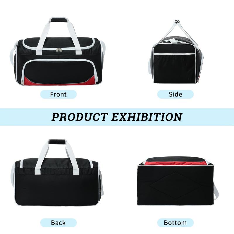 Large Capacity Lightweight Duffel Bag with Zipper