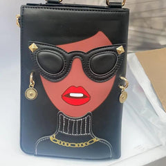 Women's Cartoon Pattern Phone Bag Handbag Coin Purse