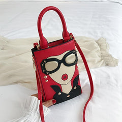 Women's Cartoon Pattern Phone Bag Handbag Coin Purse