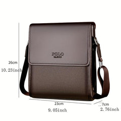 Classic Messenger Bag PU Leather Crossbody Bag Women's Shoulder Handbag