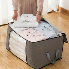 Large Capacity Quilt Storage Box With Three Layers Reusable