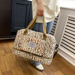 Large Capacity Weekender Duffle Bag Nylon Waterproof Foldable Luggage Bag