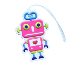 Rainbow and Robot Luggage Handbags Check-in Signs