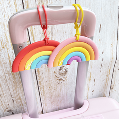 Rainbow and Robot Luggage Handbags Check-in Signs