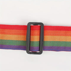 Rainbow Adjustable Luggage Strap Travel Buckle Packing Strap