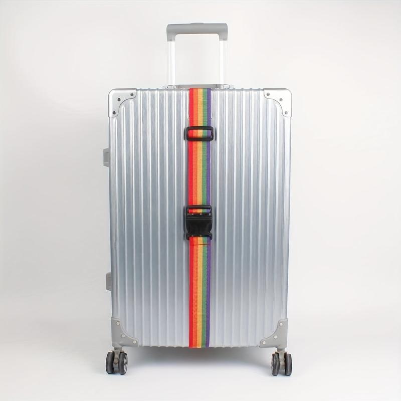 Rainbow Adjustable Luggage Strap Travel Buckle Packing Strap