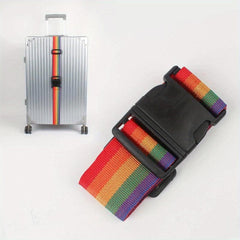 Rainbow Adjustable Luggage Strap Travel Buckle Packing Strap