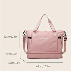 Large Duffle Bag Lightweight Luggage Shoe Compartment