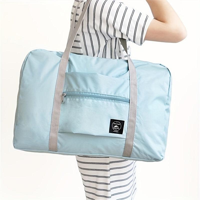 Foldable Travel Bag Lightweight Portable Nylon Weekender Bag for Women