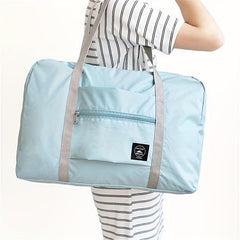 Foldable Travel Bag Lightweight Portable Nylon Weekender Bag for Women