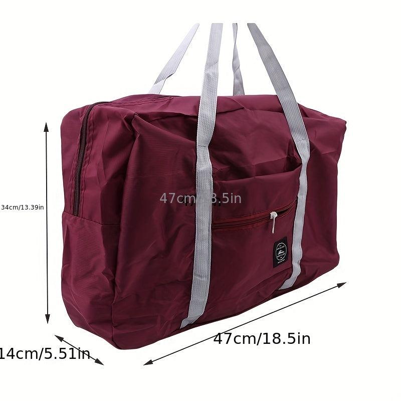 Foldable Travel Bag Lightweight Portable Nylon Weekender Bag for Women