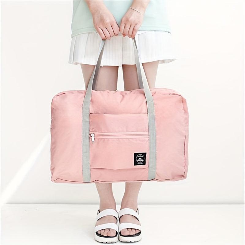 Foldable Travel Bag Lightweight Portable Nylon Weekender Bag for Women