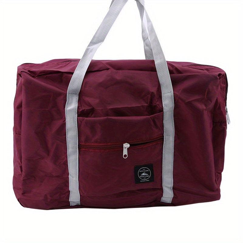 Foldable Travel Bag Lightweight Portable Nylon Weekender Bag for Women